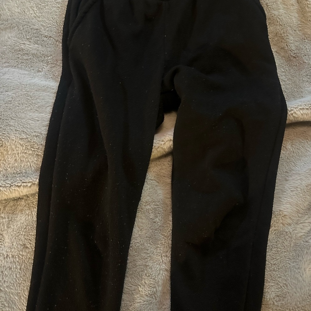 Small black youth fleece sweats